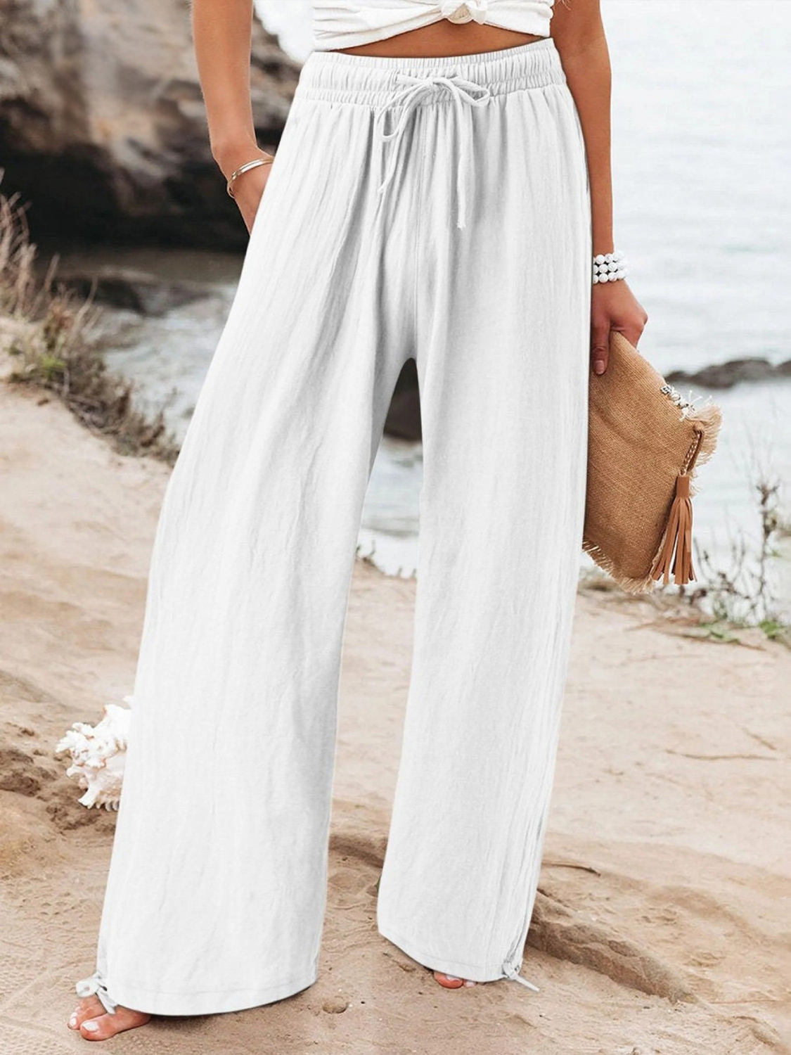 Women's Wide Leg Casual Pants