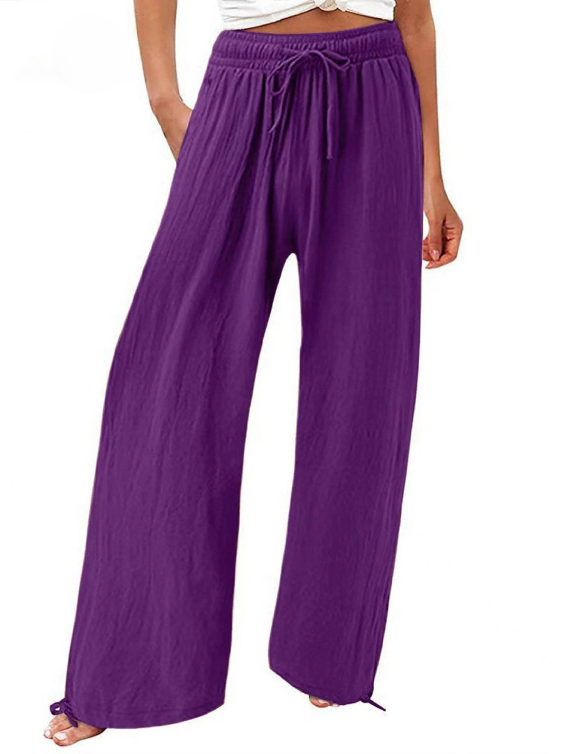 Women's Wide Leg Casual Pants