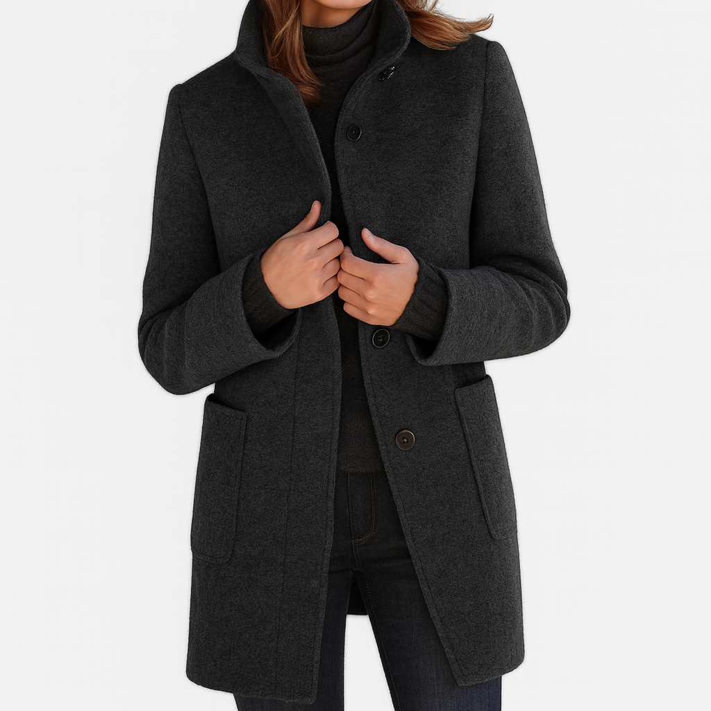 Emma & Rose™ | Ladies Coat with High Collar