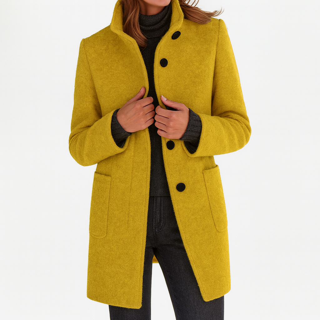 Emma & Rose™ | Ladies Coat with High Collar