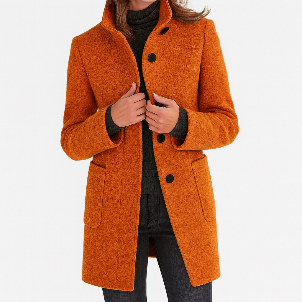 Emma & Rose™ | Ladies Coat with High Collar
