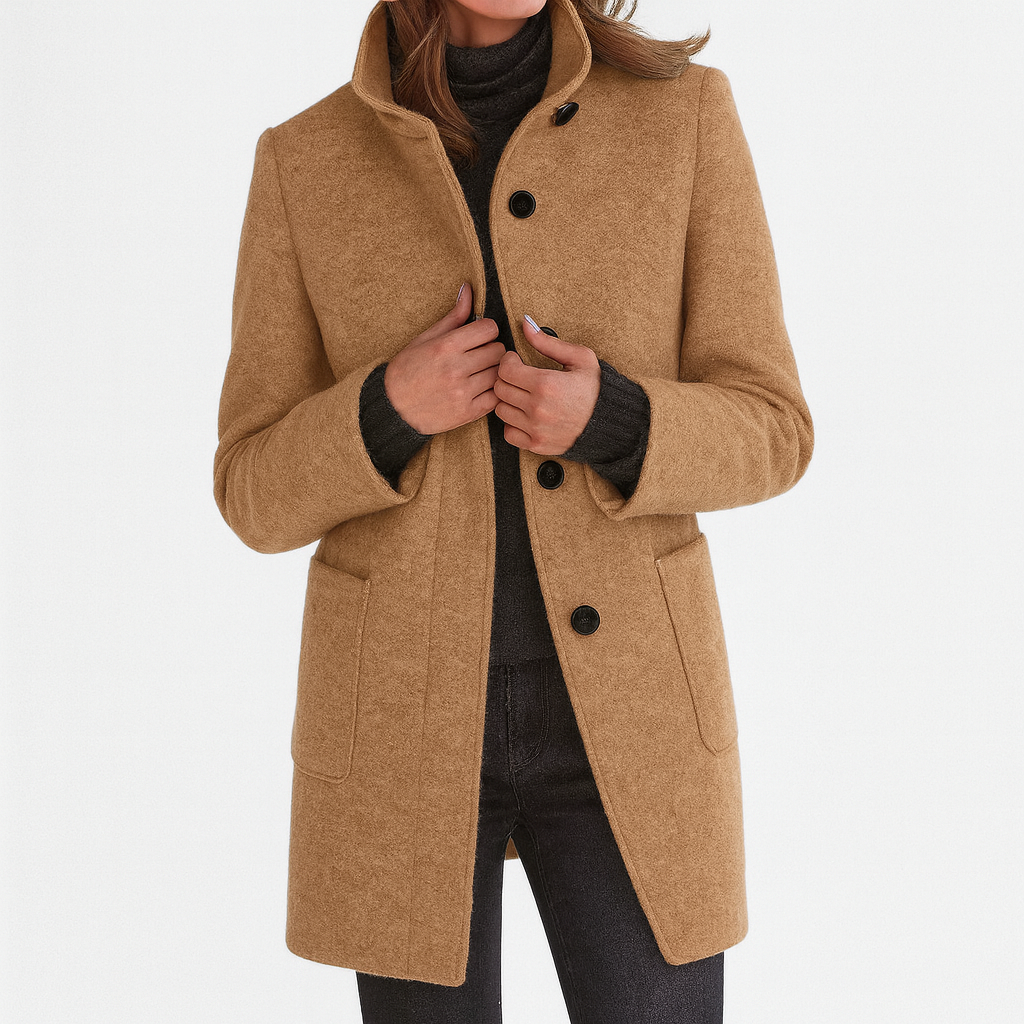Emma & Rose™ | Ladies Coat with High Collar