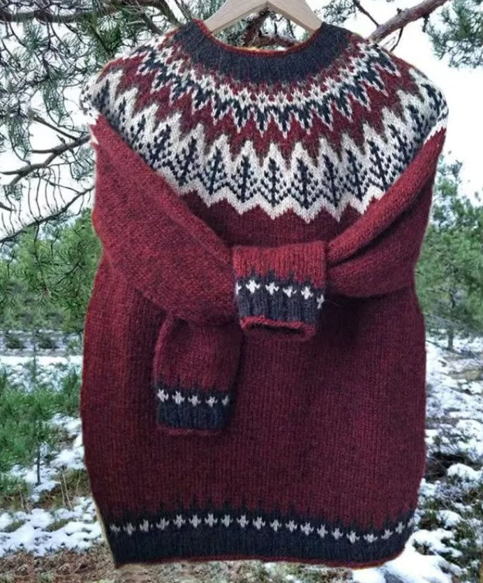 Ruby | Nordic Heritage Knit Sweater
