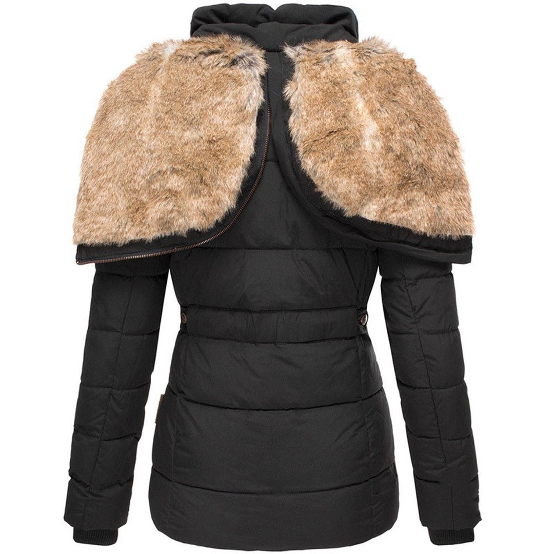 Gabrielle | Women’s Winter Puffer Jacket with Fur Hood