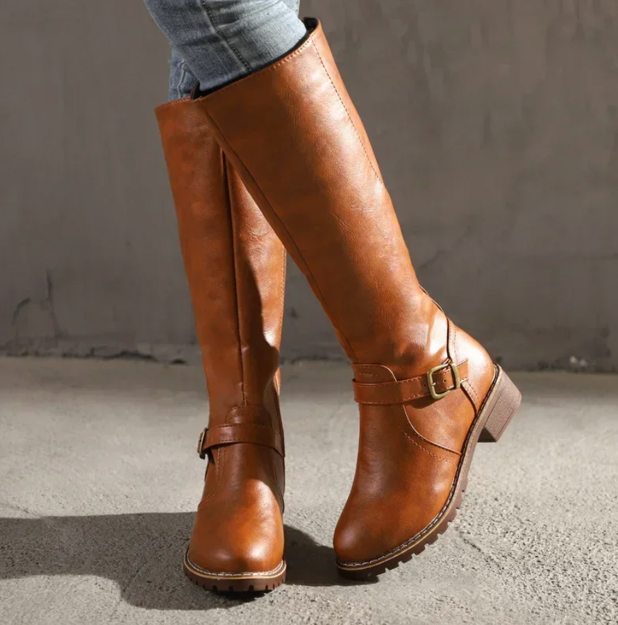 Chloe | Stylish Women's Knee-High Leather Boots
