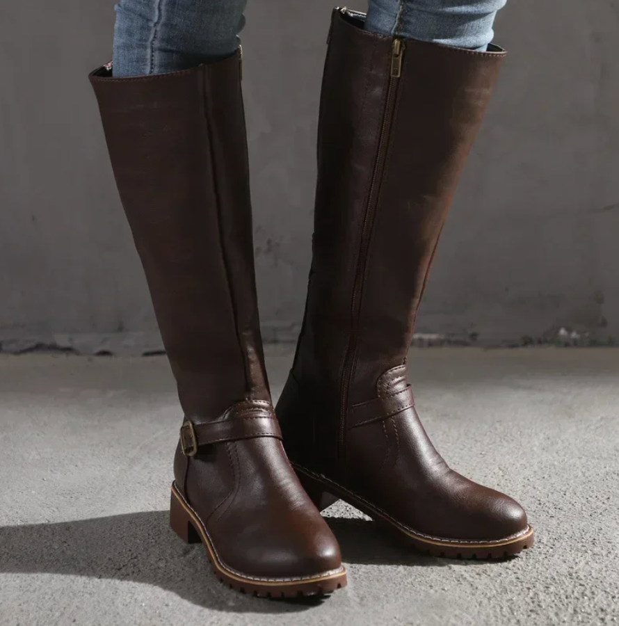 Chloe | Stylish Women's Knee-High Leather Boots