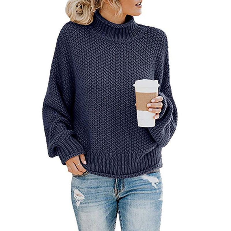 Bella | Women’s Chunky Knit Turtleneck Sweater