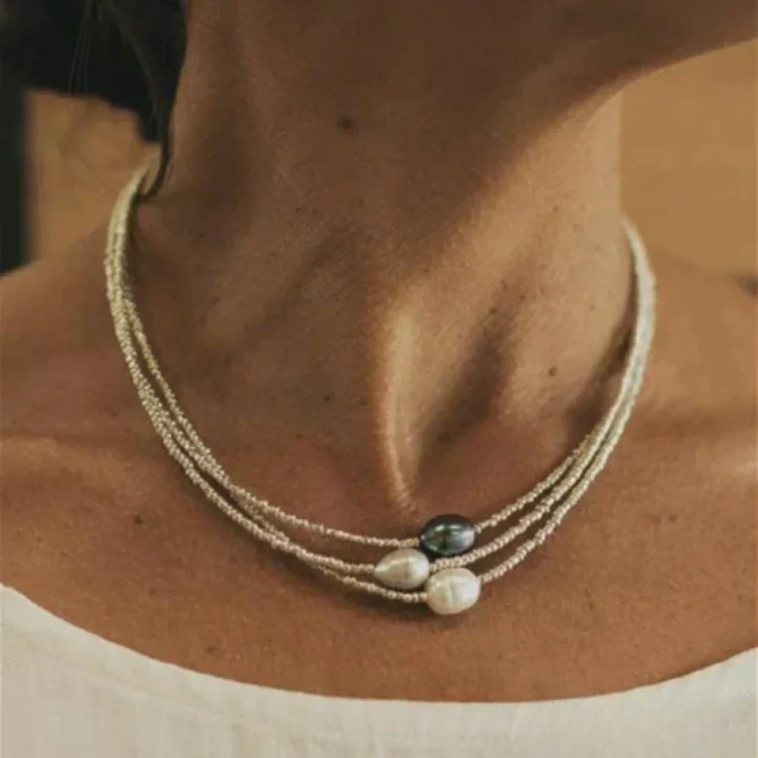 Emma & Rose™ | Vintage Fresh Water Pearl Necklace