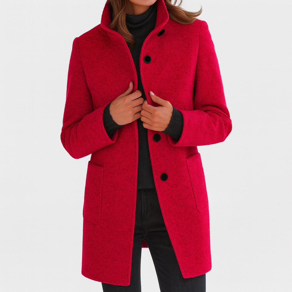 Emma & Rose™ | Ladies Coat with High Collar