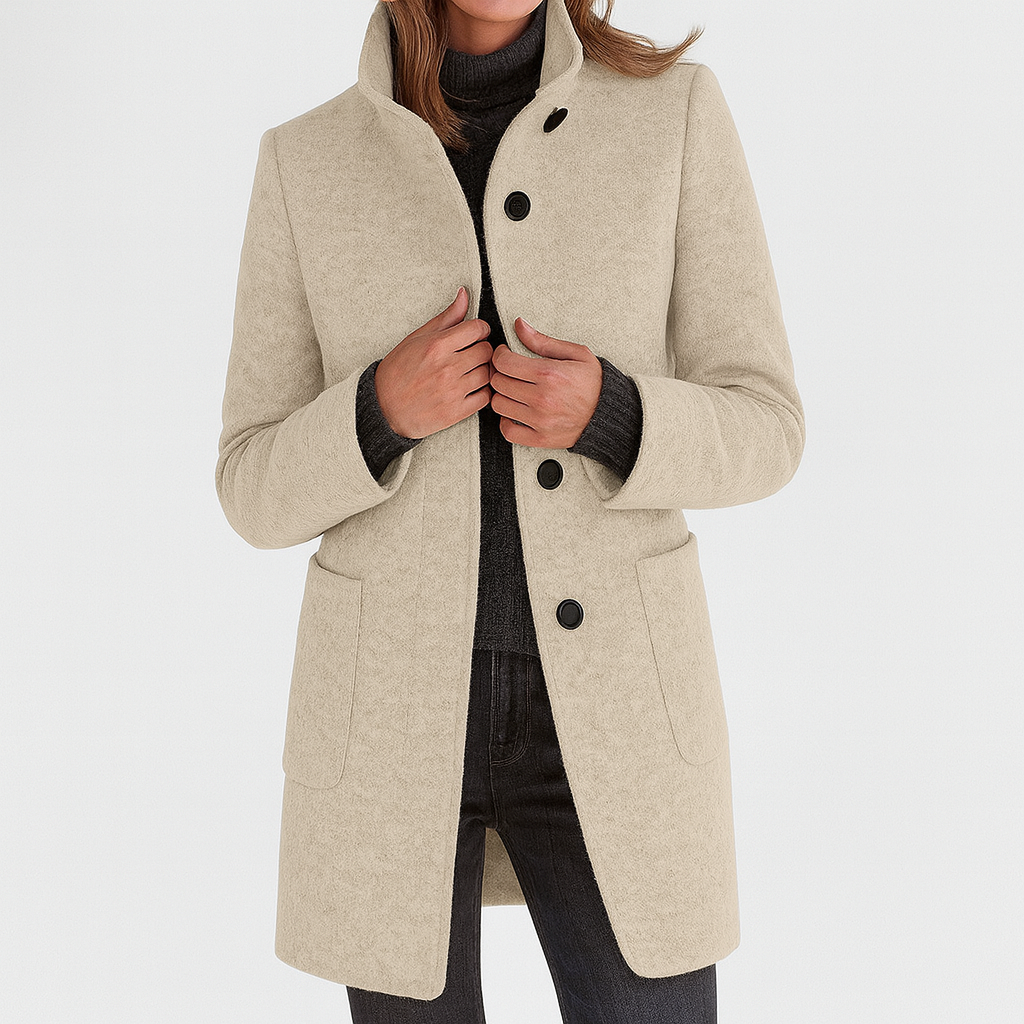 Emma & Rose™ | Ladies Coat with High Collar