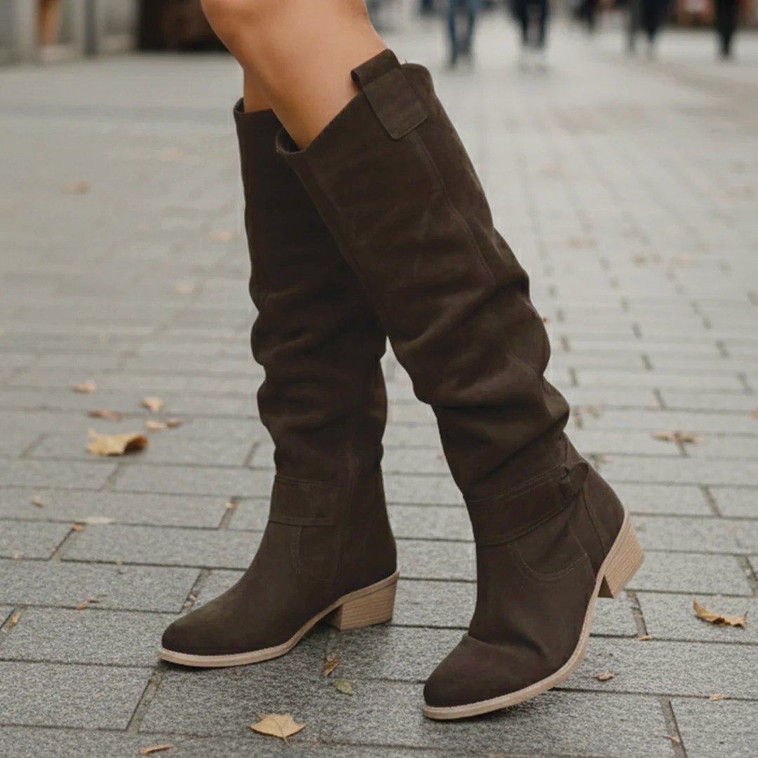 Emma & Rose™ | Suede Knee Boots