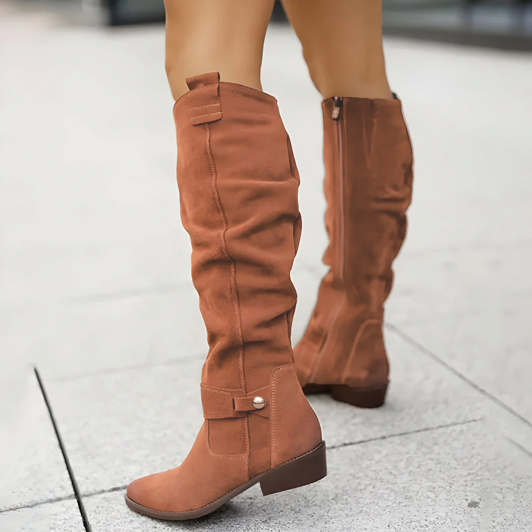 Emma & Rose™ | Suede Knee Boots
