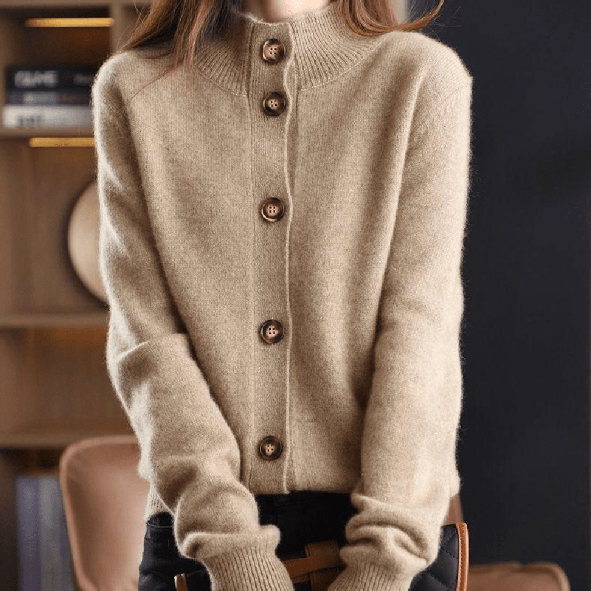 Emma & Rose™ | Elegant Cashmere Cardigan For Women