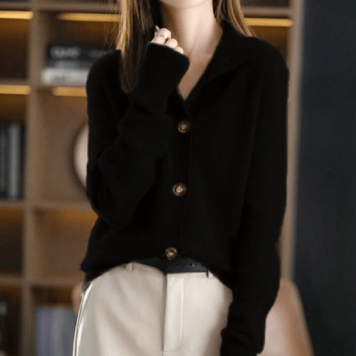 Emma & Rose™ | Elegant Cashmere Cardigan For Women