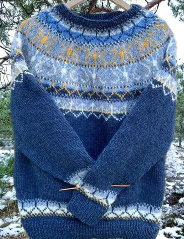 Isabella | Arctic Sky Knit Sweater