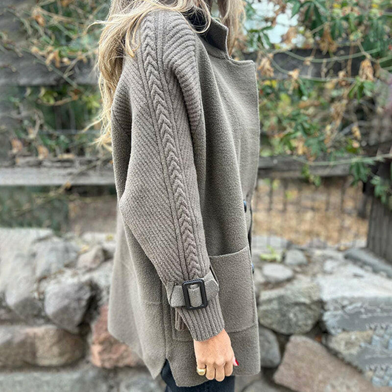 Emma & Rose™ | Mid-Length Double-Breasted Coat